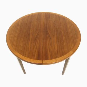 Scandinavian Walnut Dining Table, Sweden, 1960s