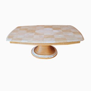 Table Basse en Bambou, Italie, 1970s