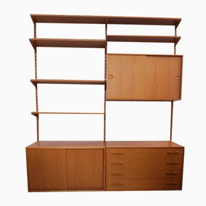 Wall Unit in Teak from FM Møbler, 1960s, Set of 12