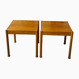 Mid-Century Teak Beistelltische, Schweden, 2er Set