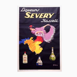 Poster Severy vintage di Roger Berckmans, Belgio, anni '20