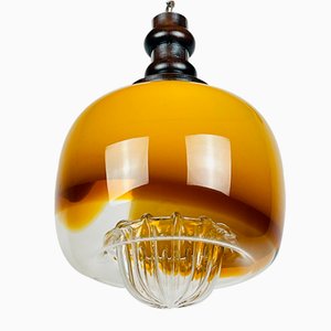 Mid-Century Murano Pendant Lamp from Mazzega, 1970s