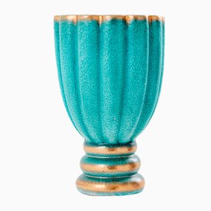Large Deruta Ceramic Vase by Gabriele Bicchioni, 1930