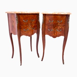 Tables de Chevet Vintage, France, 1910, Set de 2