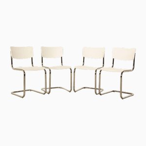 Wooden S 43 Chairs from Thonet, Set of 4