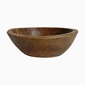 Vintage India Teak Wood Bowl