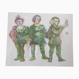 Jesters & Jugglers, 1970s, Lithograph