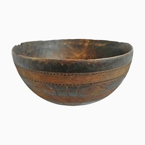 Large Antique Tuareg Wood Bowl