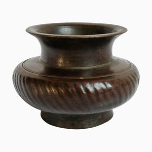 Vaso Nepal Ritual vintage in bronzo