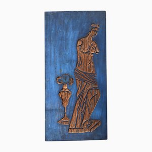 Mid-Century Modern Figure in Carved Wood