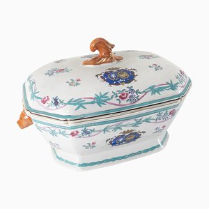 Chinoiserie Chinese Export Famille Rose Terrine