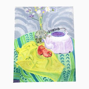 Nature Morte, 1980s, Peinture sur Toile