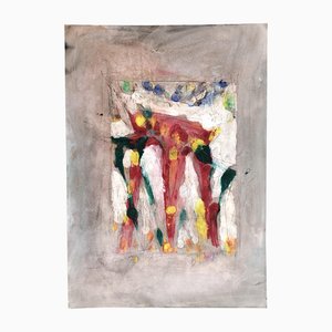 Peter Duncan, Abstrakte Komposition, 1990er, Farbe auf Papier