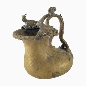 19th Century Neoclassical Grand Tour Askos Bronze Vase
