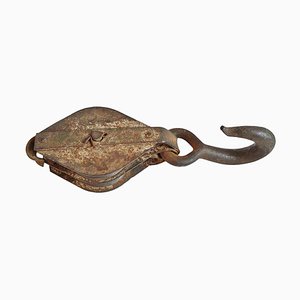 Antique Iron Pulley