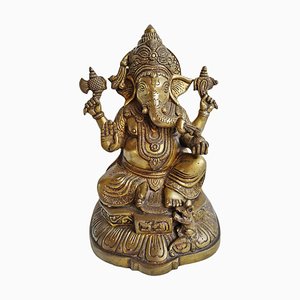 Vintage Brass Ganesha