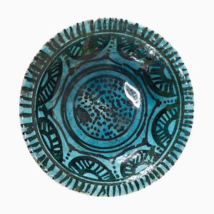 Ciotola in ceramica di Raqqa del Medio Oriente