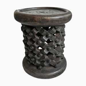 Kleiner Vintage Bamileke Hocker