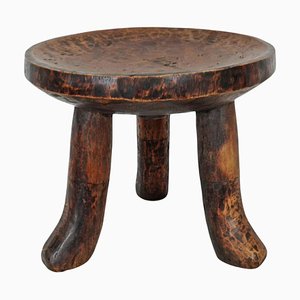 Vintage Three Leg Wooden Stool