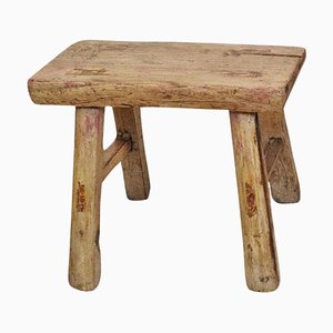 Vintage Elm Farm Stool