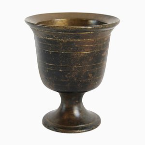 Vintage Bronze & Wax Cup