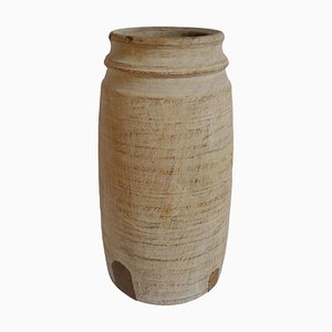 Vintage India Wood Lassi Pot