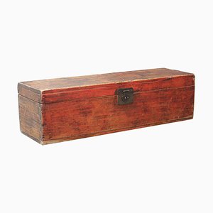 Caja de armas de madera antigua