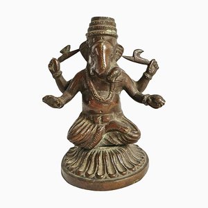 Petite Statue de Ganesh en Bronze