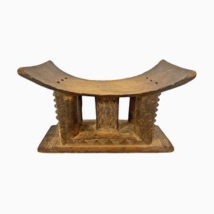 Carved Wood Asante Stool