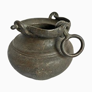 Antique India Bronze Cook Pot