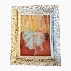 After Degas, Ballerini, anni '50, Dipinto su tela, Incorniciato