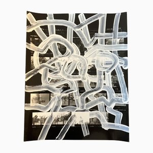 Wayne Cunningham, Abstrakte Komposition, 2000er, Paint on Film Proof Sheet