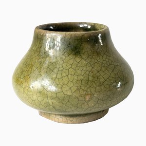 18th Century Chinese South East Asian Green Celadon Brush Coupe