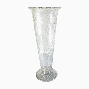 Early 20th Century Fine English Cut Glass Flower Vase attributed to Thomas Webb
