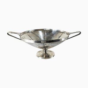 Arts & Crafts Hammered Silverplate Compote Bowl by Derby