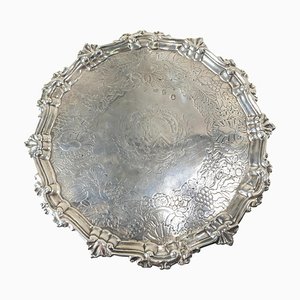 Irish Sterling Silver Dublin Hallmarked Salver