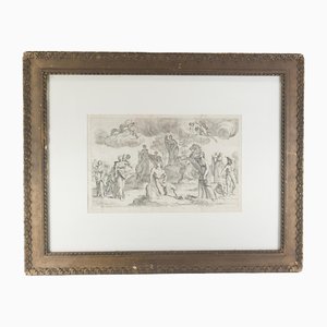 Francis Perrier, Untitled, Copper Engraving Print, Framed