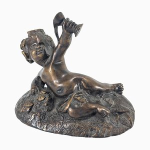 Statuetta in bronzo in stile francese