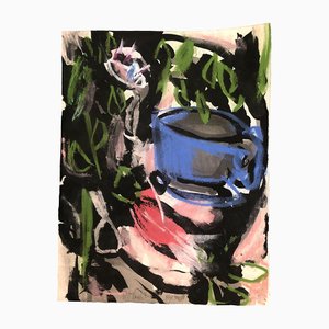 Robert Cooke, Abstrakte Komposition, Pastell auf Papier