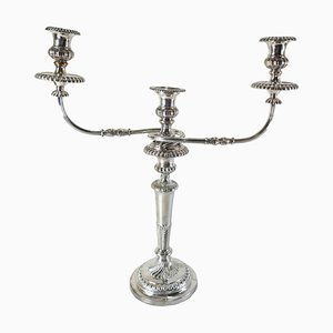 Candelabro Sheffield inglés de plata de Matthew Boulton