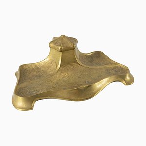 Art Nouveau Bronze Inkwell