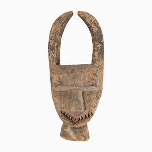 Afrikanischer geschnitzter dekorativer Stammes-Dämon aus Holz, 20. Jh.