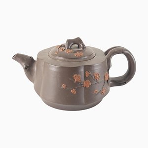 Chinese Brown Clay Yixing Zisha Teapot