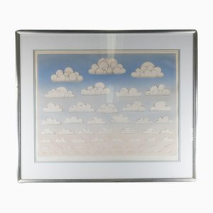 Karen Strohbeen, Clouds, 1972, Druck, Gerahmt