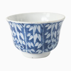 Tasse en Porcelaine Bleue et Blanche de Chine