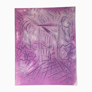 Peter Duncan, Abstrakte Komposition, Encaustic Painting on Paper