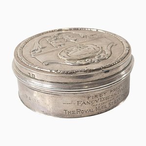 Early 20th Century Sterling Silver Trophy Box from Elkington & Co.