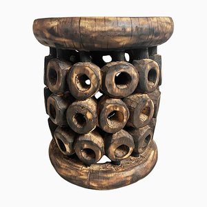 Sgabello vintage Bamileke Burn