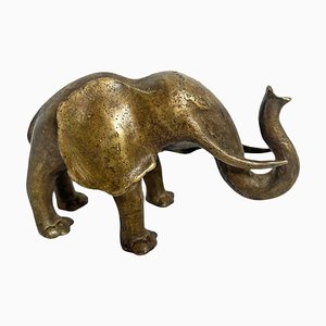 Elefante akan antiguo de bronce