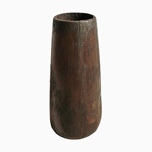 Vintage Naga Wooden Pot